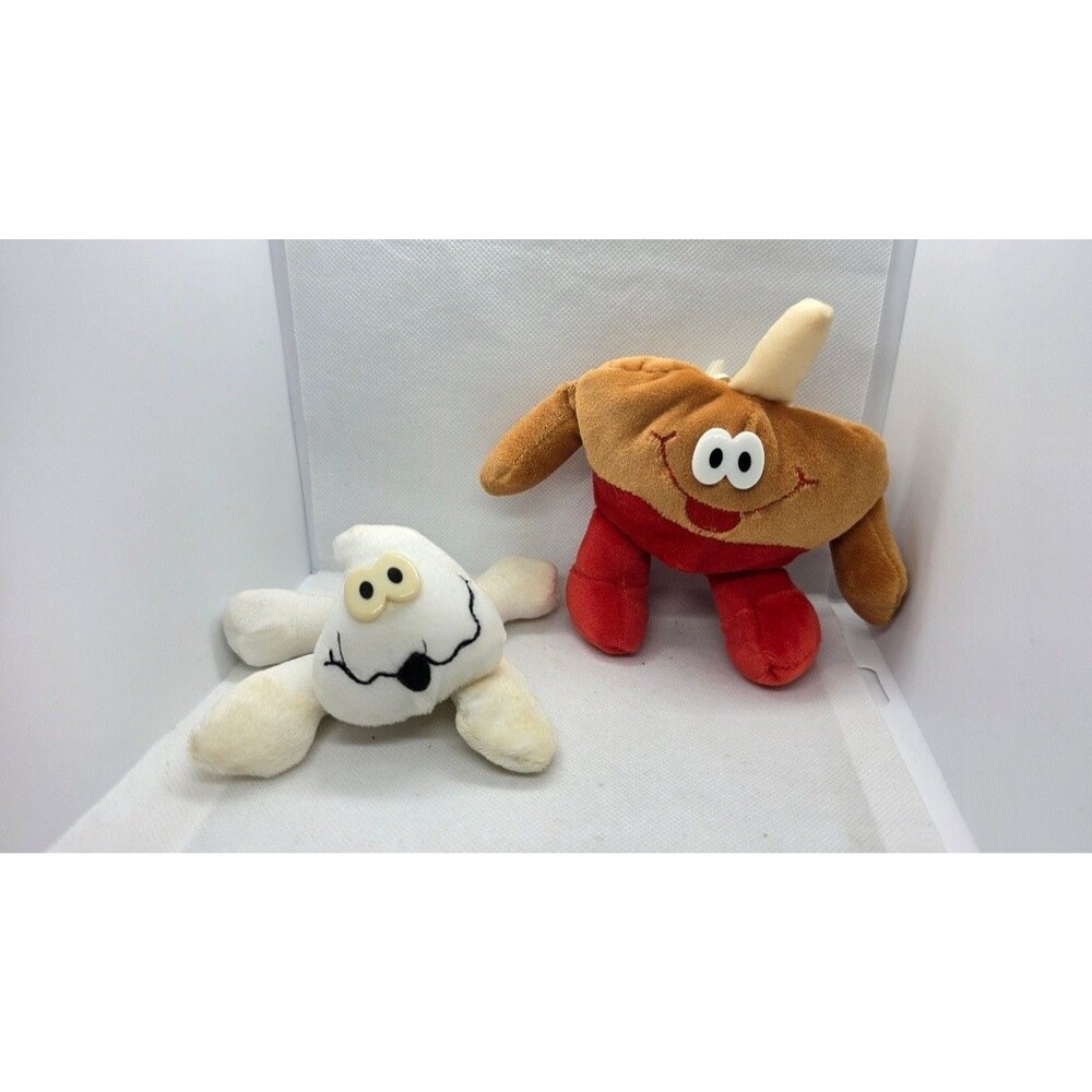 Vintage Dandee Boo Beans Ghost Dandy Apple Bean Bag Plush Toys Lot